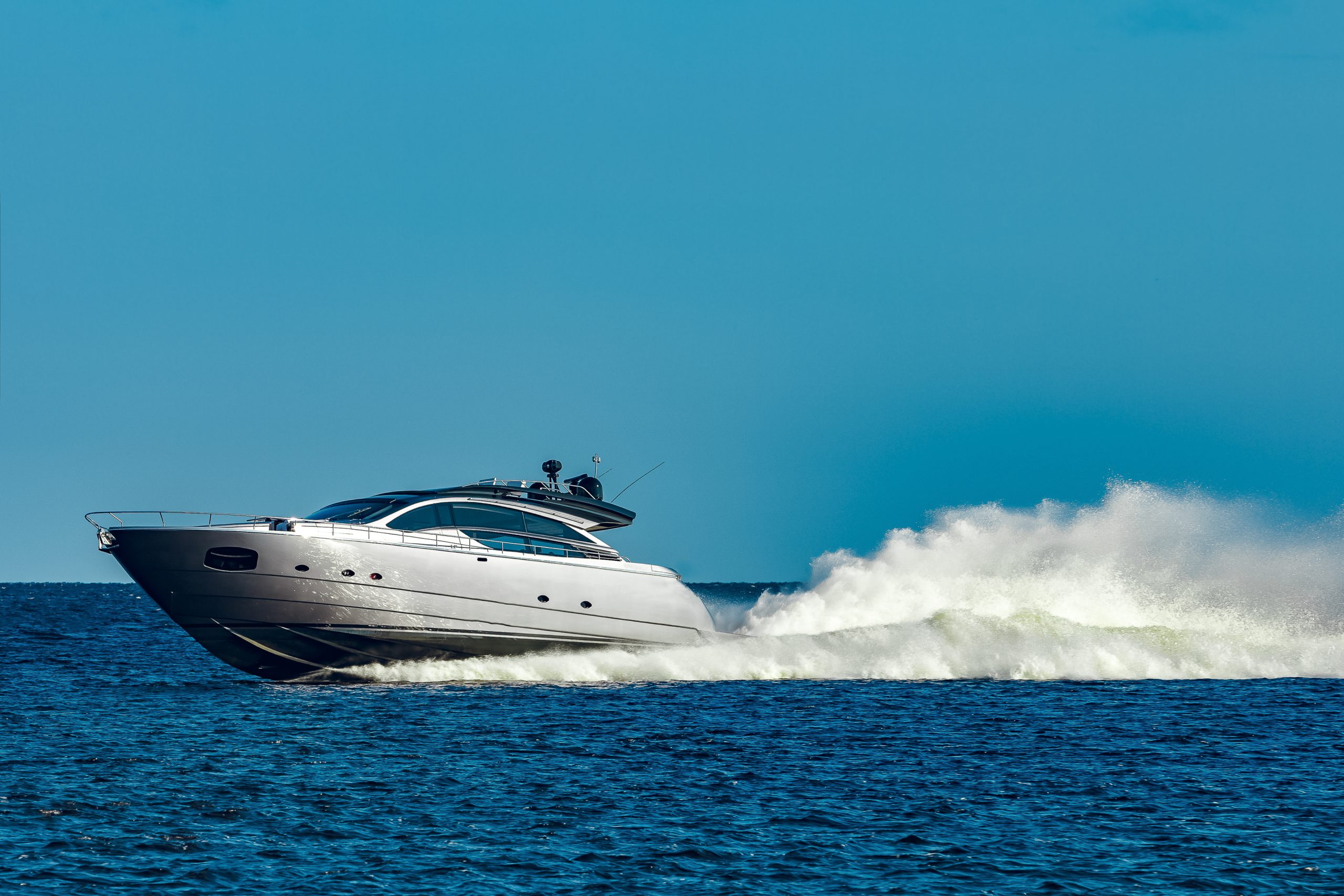 Fountain Consulting and Management We exist because we enjoy helping our clients grow and succeed Grey Motor Yacht In Move